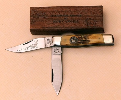 Cripple Creek Old Fort AMKCA '91 Stag Two Blade