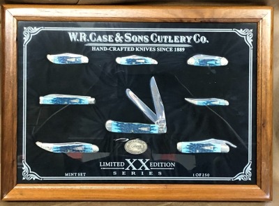 Case Caribbean Blue Bone Limited XX Edition Series Blue Bone Mint Set