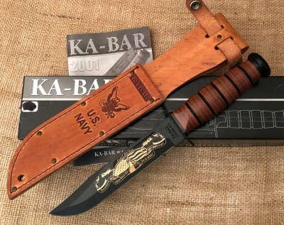 Ka-Bar US Navy Leather Pearl harbor Commemorative