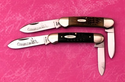 Pair of Case Bone Canoes 62131ss
