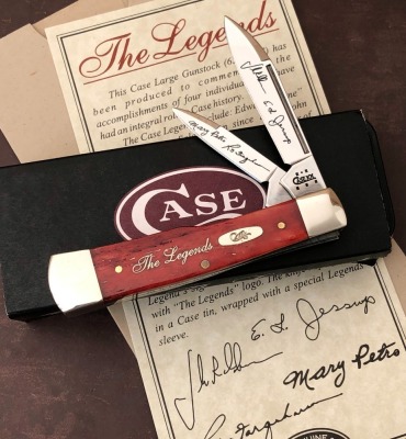 Case 'The Legends" Old Red Bone Large Gunstock 62130ss