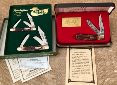 Three Remington Folders