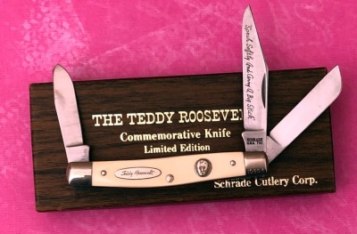 Schrade USA Teddy Roosevelt Commemorative Stockman