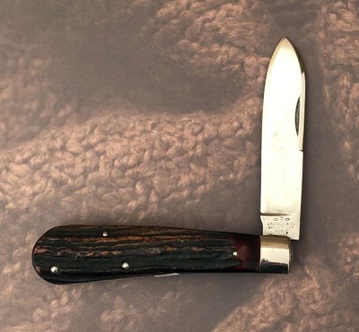 Vintage Russell & Co Green River Stag-some etching