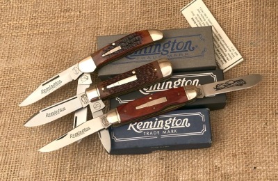 Three Remington Bullet knives