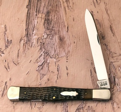 Case Tested XX '20-'40 Bone Handle Slim Coke Bottle Folding Hunter