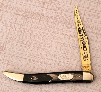 Fight'n Rooster Knife World 15th Anniversary 1992 Texas Toothpick Prototype