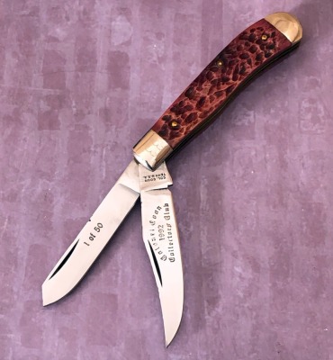 Colonel Coon Collectors Club Red Pick bone Trapper