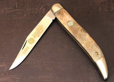 Colonel Coon/Old Cut Smooth Brown Bone Toothpick
