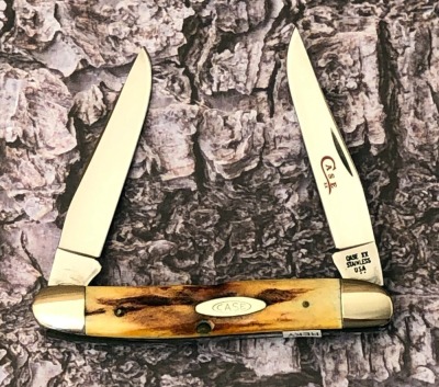 Case Red Etch Stag Muskrat