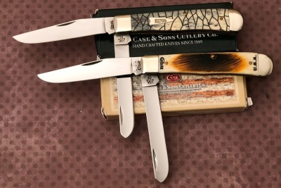 Pair of Case Bone Trappers