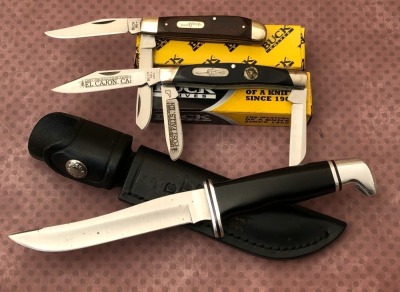 Trio of Buck; Mini Trapper, Stockman and Pathfinder