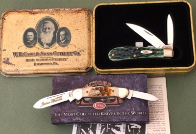 Two Case Bone Folders; Sway Back Jack and Baby Butter Bean