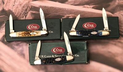 Three Case Bone Eisenhower Pens