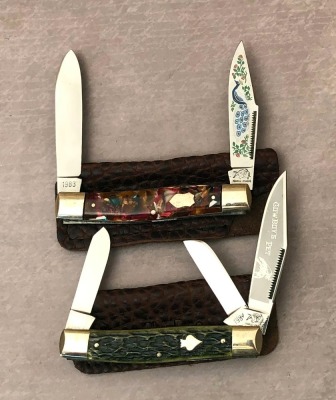 Pair of Bulldog Brand; Moose and a Stockman