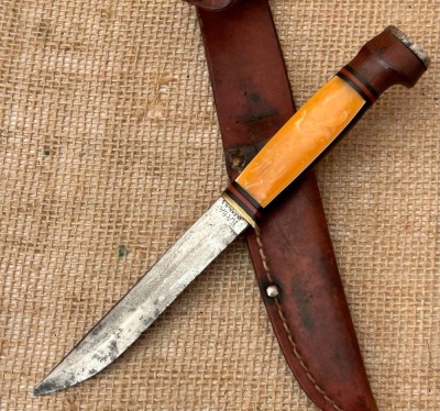 Vintage Ka-Bar Celluloid Hunter
