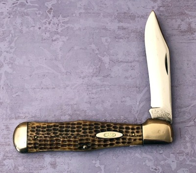 Case Tested XX Bone Coke Bottle Folding Hunter 061050SAB