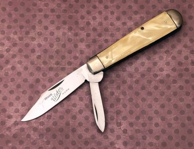 Ulster Knife Co etched Salesman Sample Swell End Jack Knife