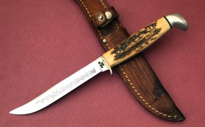 Case Blue Scroll Stag 516-5ssp