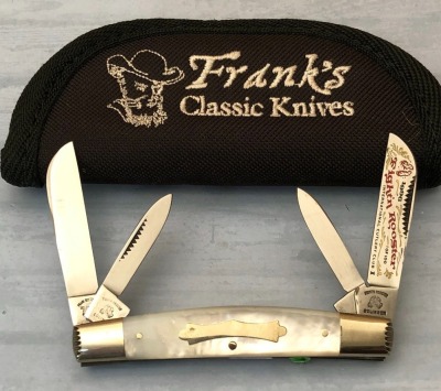 Fight'n Rooster International Cutlery Club 1996 Four Blade Pearl Congress