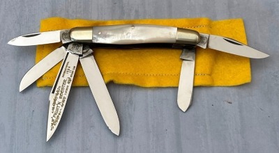 Fight'n Rooster International Cutlery Club 6 Blade Pearl Folder