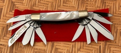 Fight'n Rooster International Cutlery Club 1985 I 12 Blade Pearl Congress