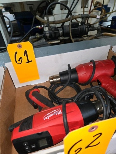 LOT MILWAUKEE HEAT GUNS