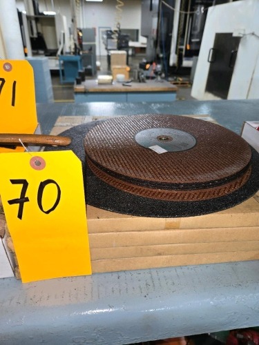 LOT ABRASIVE SAW BLADES