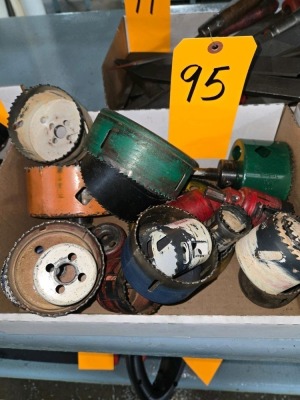 LOT ASSORTED HOLE SAWS