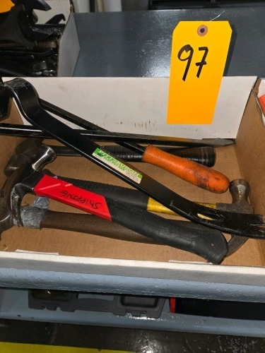 LOT HAMMERS AND PRY-BARS