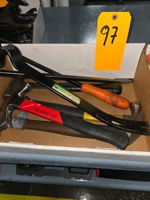 LOT HAMMERS AND PRY-BARS