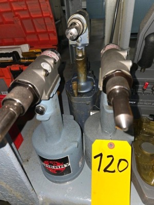 LOT PNEUMATIC RIVETERS