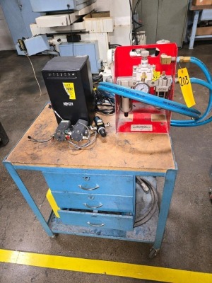 ROLLING CART & CONTENTS