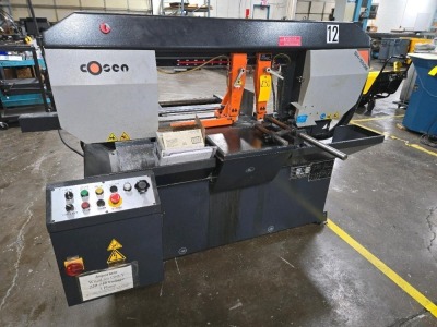 COSEN HORIZONTAL METAL CUTTING BANDSAW; MDL. SH-500M