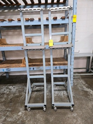 LOT ROLLING METAL STANDS