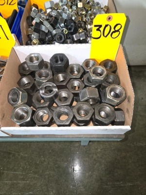 LOT HEAVY DUTY STEEL NUTS