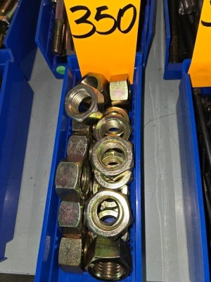 LOT ASSORTED HEAVY DUTY PLATED NUTS