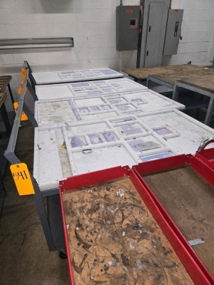 LOT ROLLING CARTS