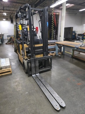 CATERPILLAR FORKLIFT; MODEL E6500; 6,500 LB. CAPACITY