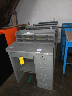 LOT OF FOREMANS DESKS