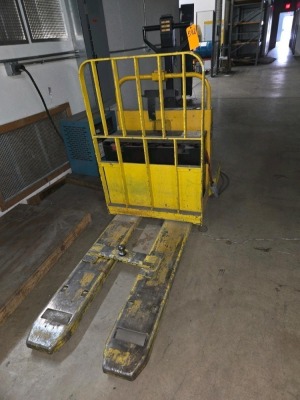 YALE ELECTRIC PALLET TRUCK; 6,000 LB. CAPACITY