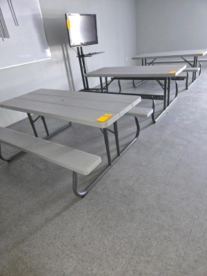LOT LUNCH ROOM TABLES-NO TV