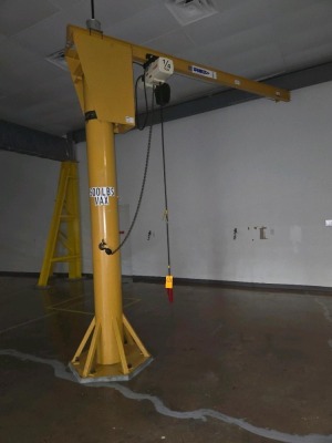 SPANCO JIB CRANE; 500 LB. CAPACITY