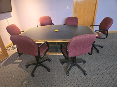CONFERENCE TABLE & CHAIRS