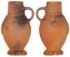 Stoneware jug, 7.0'' ht., medallion, dated 1585, probably late 1800s, very good condition. - 2