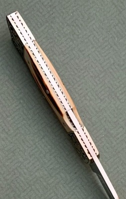 Harvey McBurnette Engraved Stag Lockback - 3