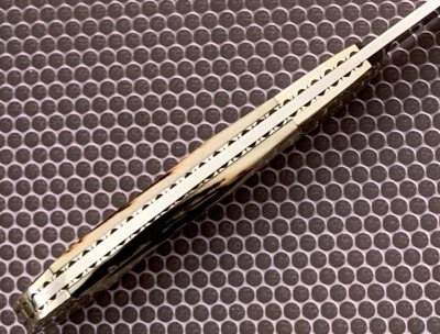 Harvey McBurnette Engraved Stag Slipjoint - 3